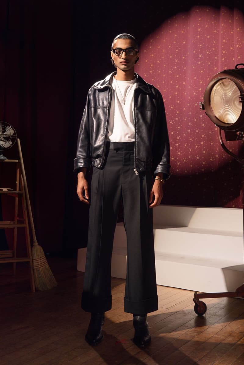 Kody Phillips Takes Us to the Cabaret for Fall/Winter 2025 the great show collection release info price drop leather jacket lasso shirt designer lookbook new york city menswear 