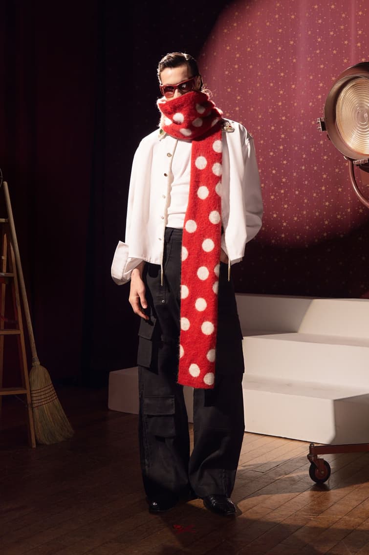 Kody Phillips Takes Us to the Cabaret for Fall/Winter 2025 the great show collection release info price drop leather jacket lasso shirt designer lookbook new york city menswear 