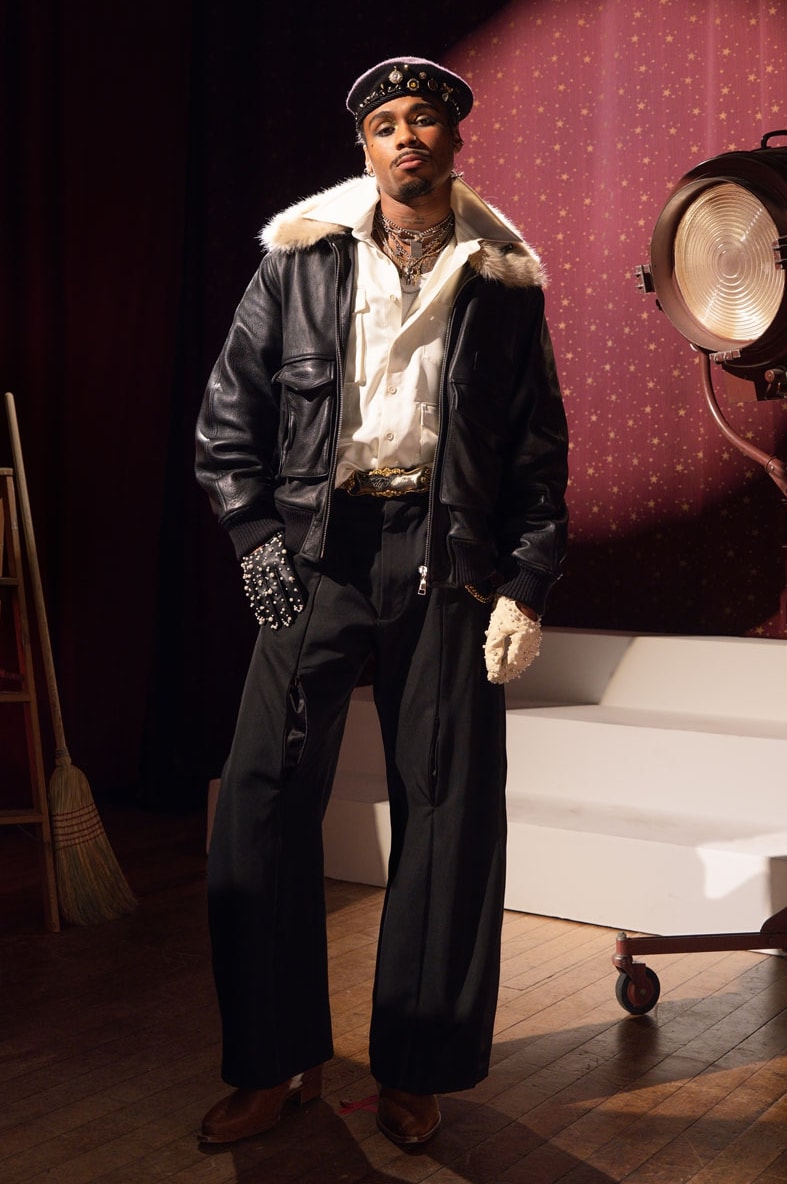 Kody Phillips Takes Us to the Cabaret for Fall/Winter 2025 the great show collection release info price drop leather jacket lasso shirt designer lookbook new york city menswear 
