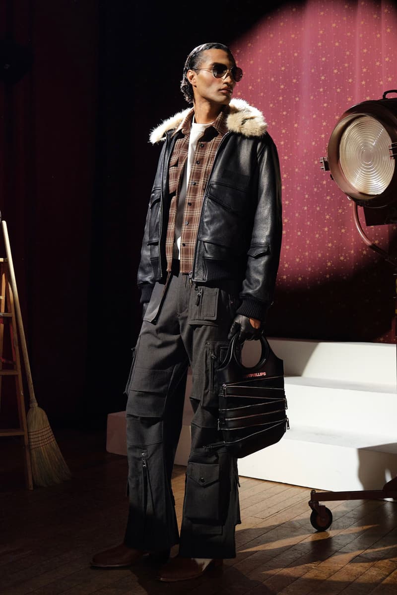 Kody Phillips Takes Us to the Cabaret for Fall/Winter 2025 the great show collection release info price drop leather jacket lasso shirt designer lookbook new york city menswear 