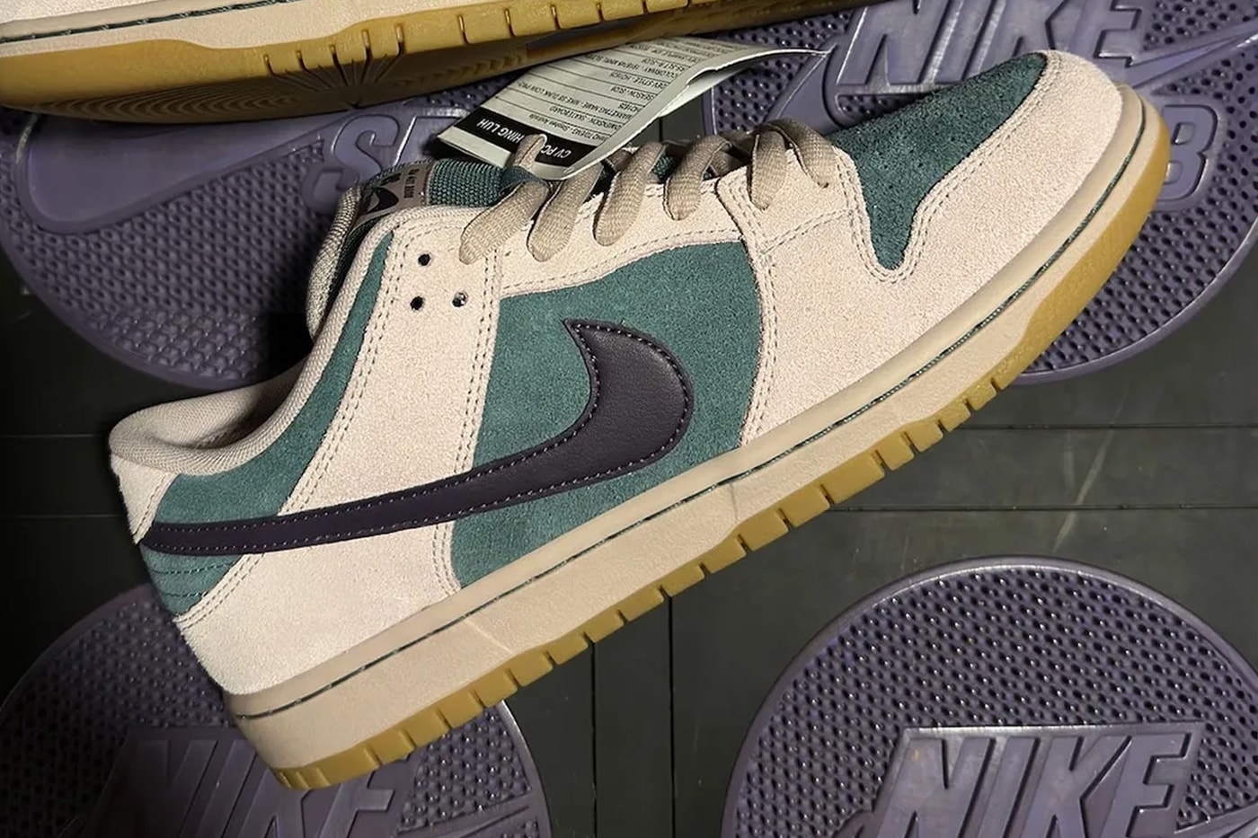 First Look at Nike SB Dunk Low "Mineral Slate" Slate/Dark Raisin-Particle Rose-Silt Red-Gum Light Brown summer 2026