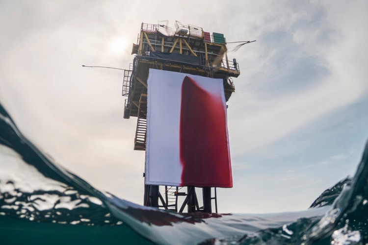 Anish Kapoor and Climate Activists Take Over Gas Rig with “BUTCHERED”