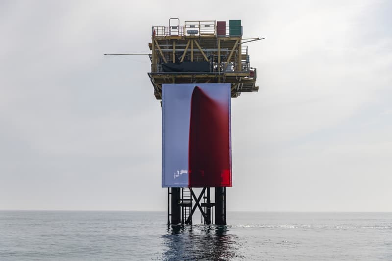 Greenpeace Activists Install Anish Kapoor's 'BUTCHERED' North Sea Art Artworks Climate