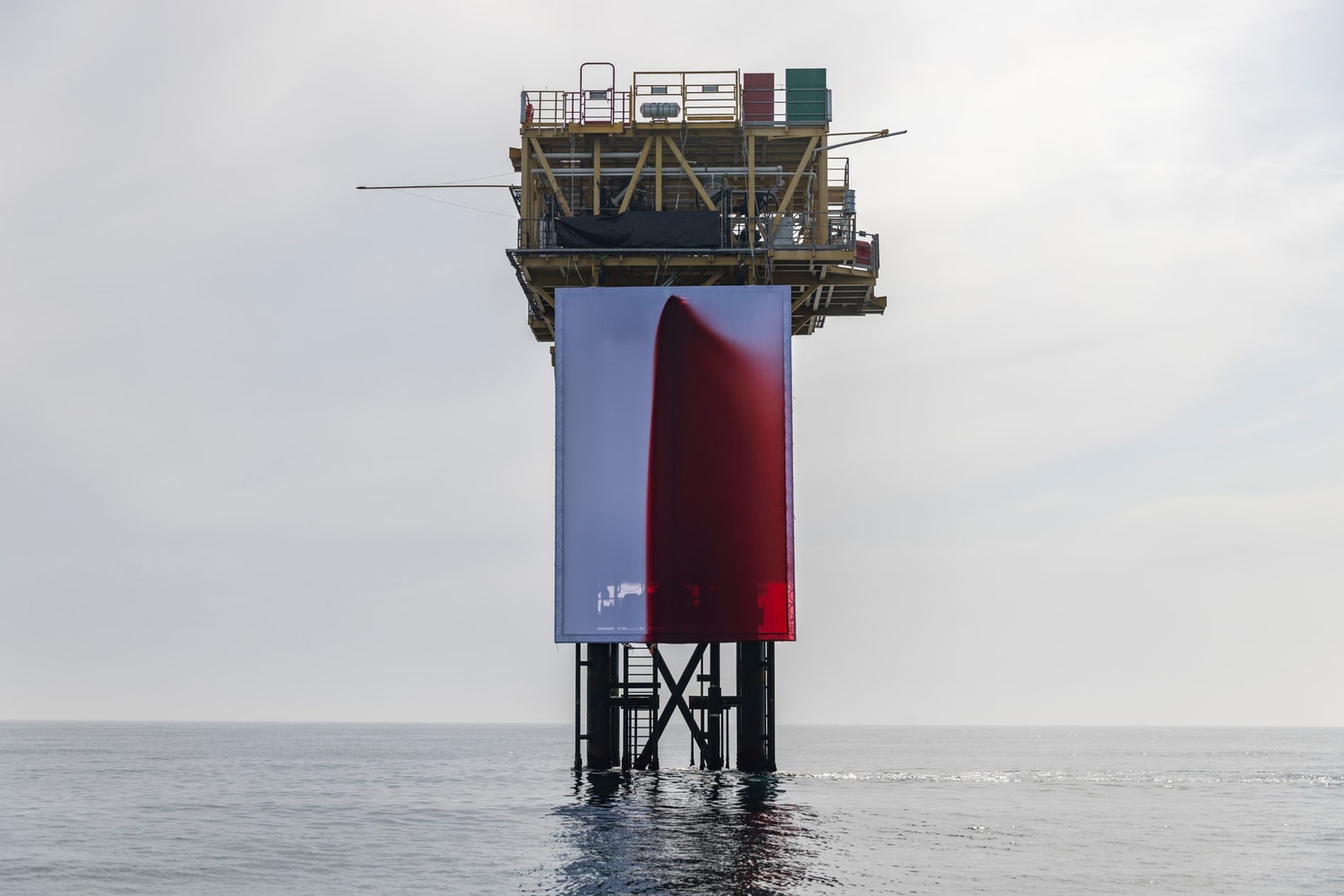 Greenpeace Activists Install Anish Kapoor's 'BUTCHERED' North Sea Art Artworks Climate