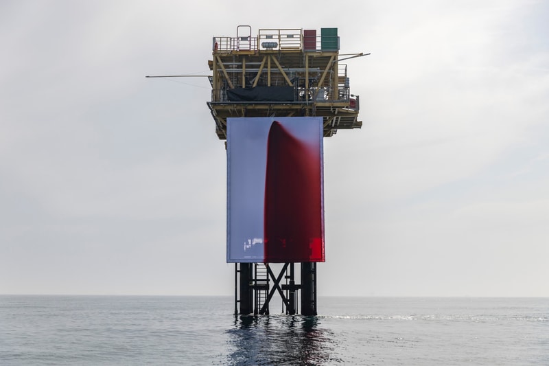 Greenpeace Activists Install Anish Kapoor's 'BUTCHERED' North Sea Art Artworks Climate