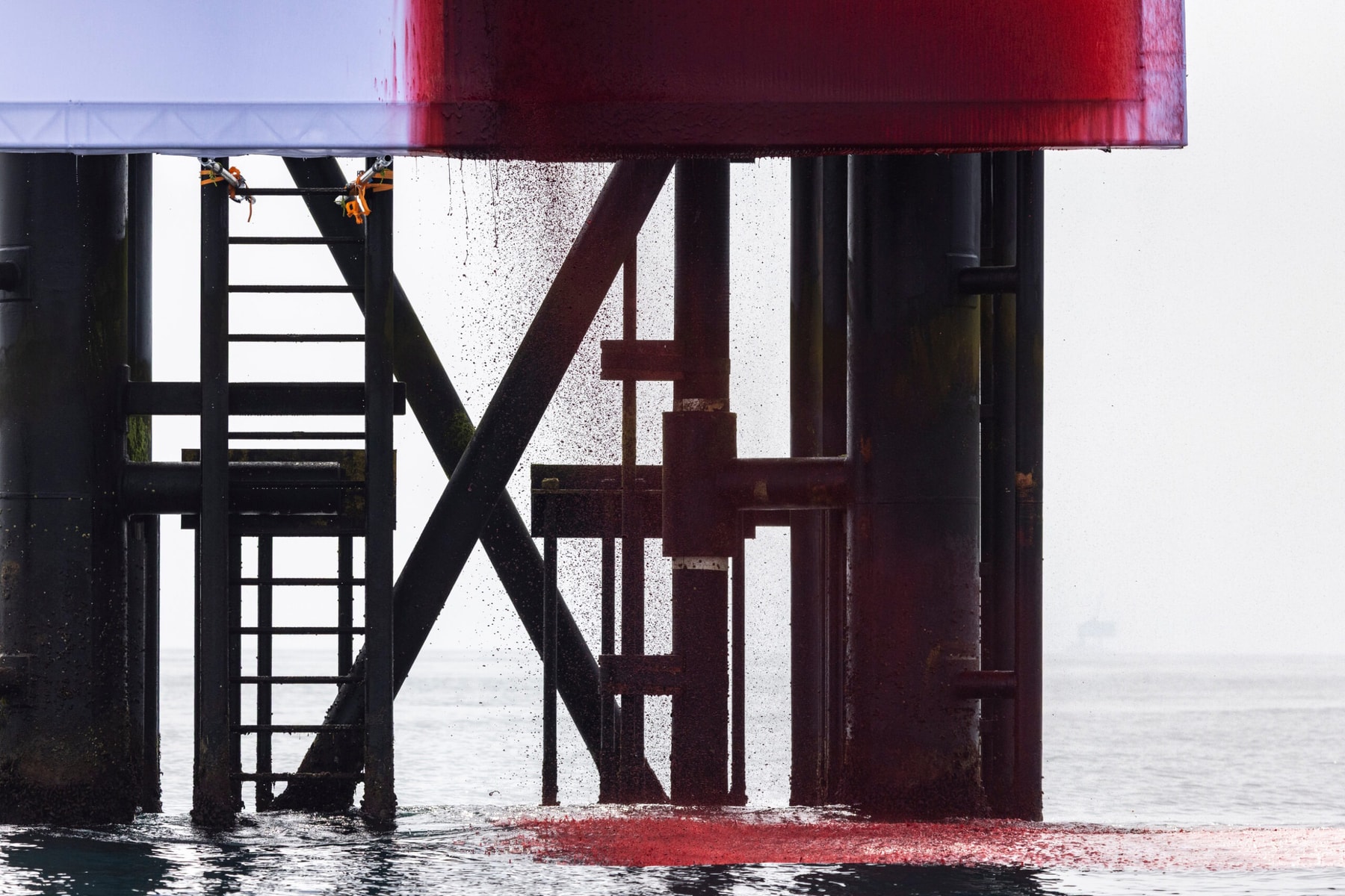 Greenpeace Activists Install Anish Kapoor's 'BUTCHERED' North Sea Art Artworks Climate