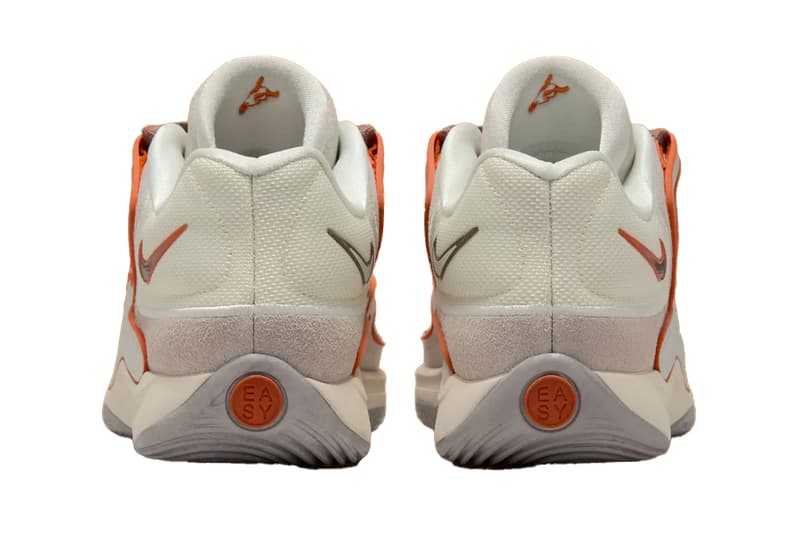 Nike KD 18 “Rise” Soft Pearl/Light Bone-Campfire Orange-Light Iron Ore  HV1992-003 Release Info Kevin Durant