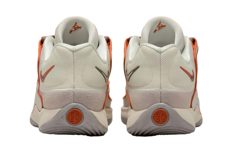 Nike KD 18 “Rise” Soft Pearl/Light Bone-Campfire Orange-Light Iron Ore  HV1992-003 Release Info Kevin Durant