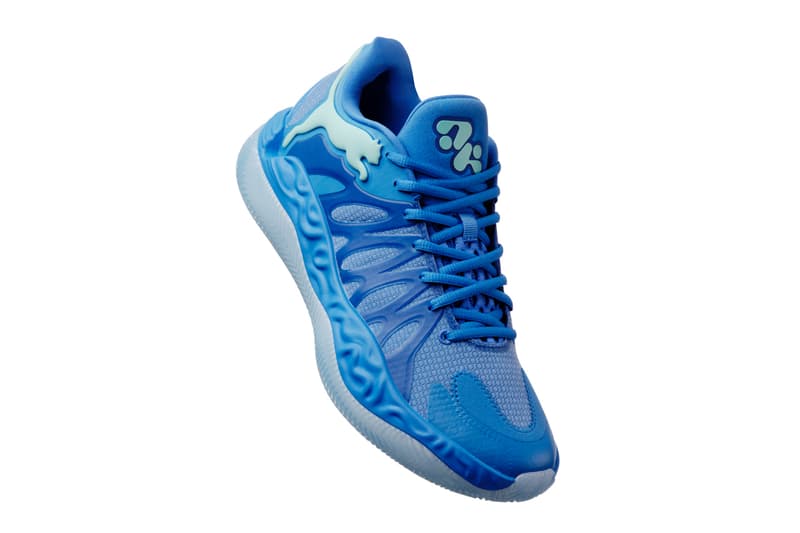 Tyrese Haliburton Previews the PUMA Hali 1 "Blue" indiana pacers nba basketball shoe salehe bembury