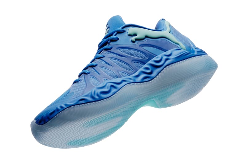 Tyrese Haliburton Previews the PUMA Hali 1 "Blue" indiana pacers nba basketball shoe salehe bembury