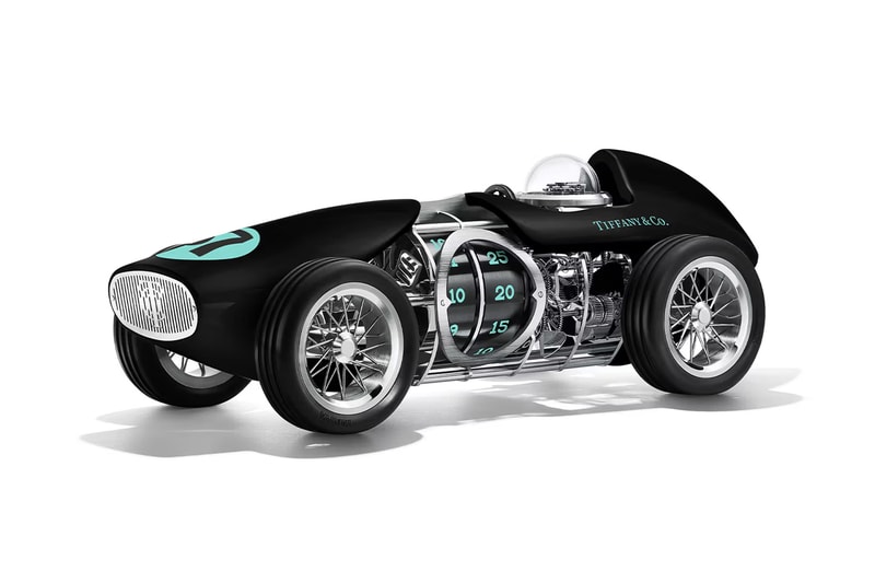 Tiffany & Co. Redefines Time with New Horological Masterpieces luxury lvmh louis vuitton clocks office home tiffany blue "Time for Speed Clock" Black Edition and "Tiffany Airways" Diamond Edition