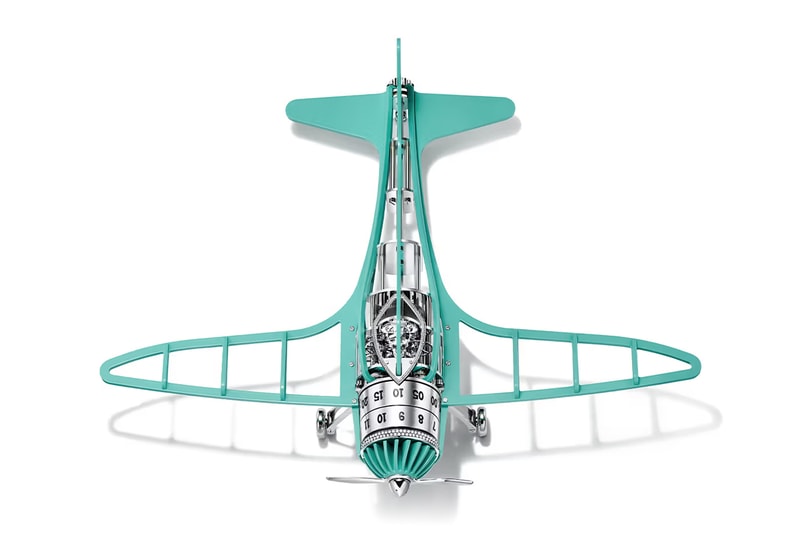 Tiffany & Co. Redefines Time with New Horological Masterpieces luxury lvmh louis vuitton clocks office home tiffany blue "Time for Speed Clock" Black Edition and "Tiffany Airways" Diamond Edition