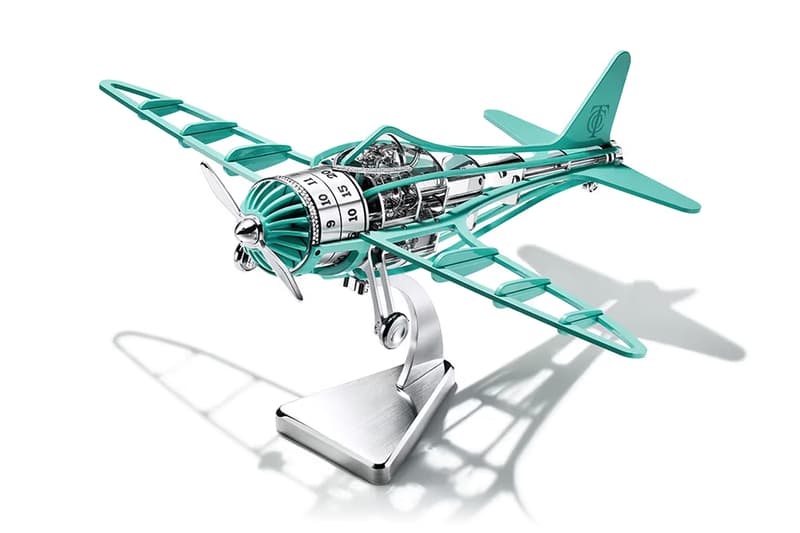 Tiffany & Co. Redefines Time with New Horological Masterpieces luxury lvmh louis vuitton clocks office home tiffany blue "Time for Speed Clock" Black Edition and "Tiffany Airways" Diamond Edition