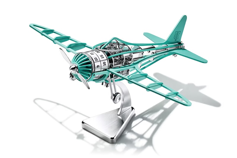 Tiffany & Co. Redefines Time with New Horological Masterpieces luxury lvmh louis vuitton clocks office home tiffany blue "Time for Speed Clock" Black Edition and "Tiffany Airways" Diamond Edition