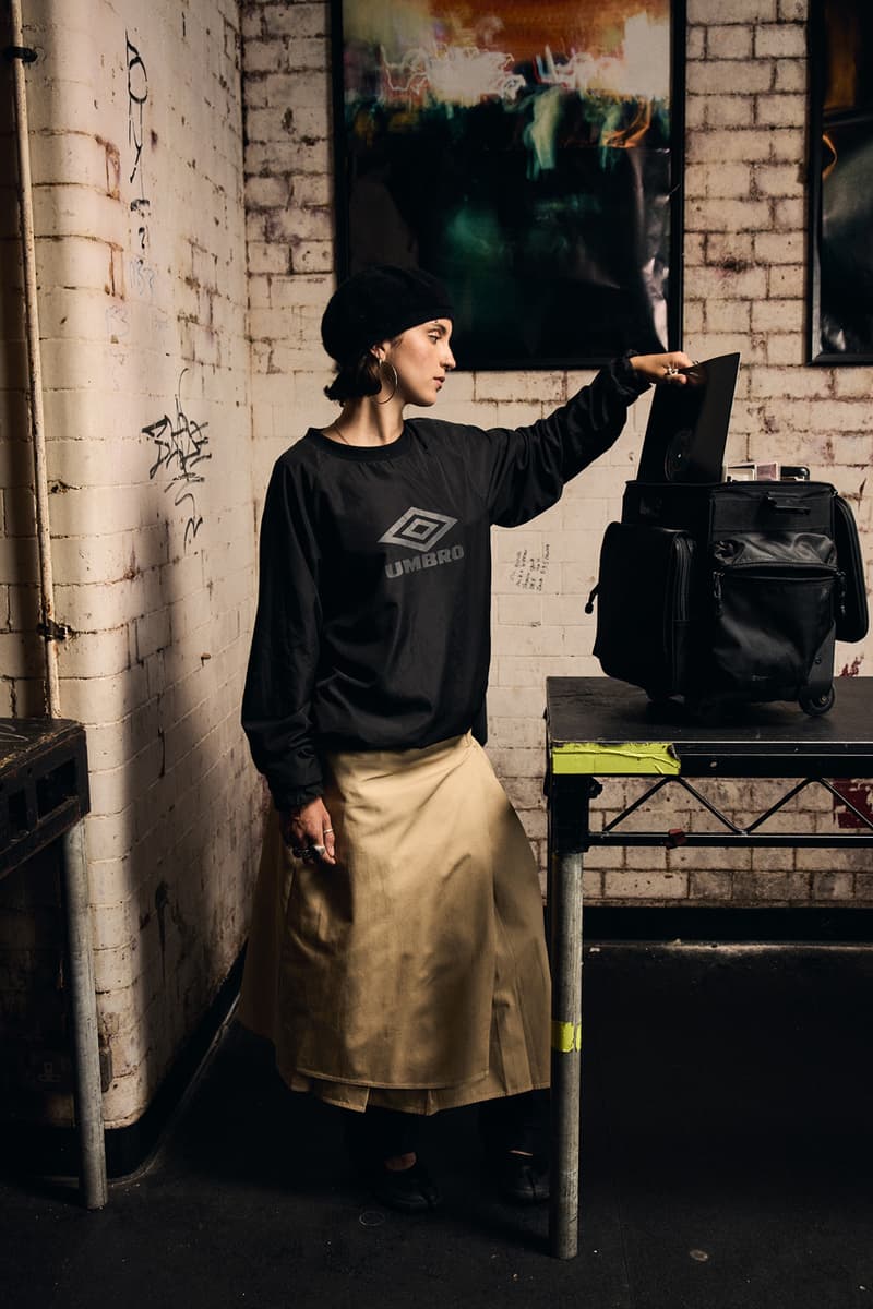 umbro fall winter 2025 northern quarter collection music manchester britpop oasis blur jersey cagoule manchester city united football t-shirt hoodie shell suit 