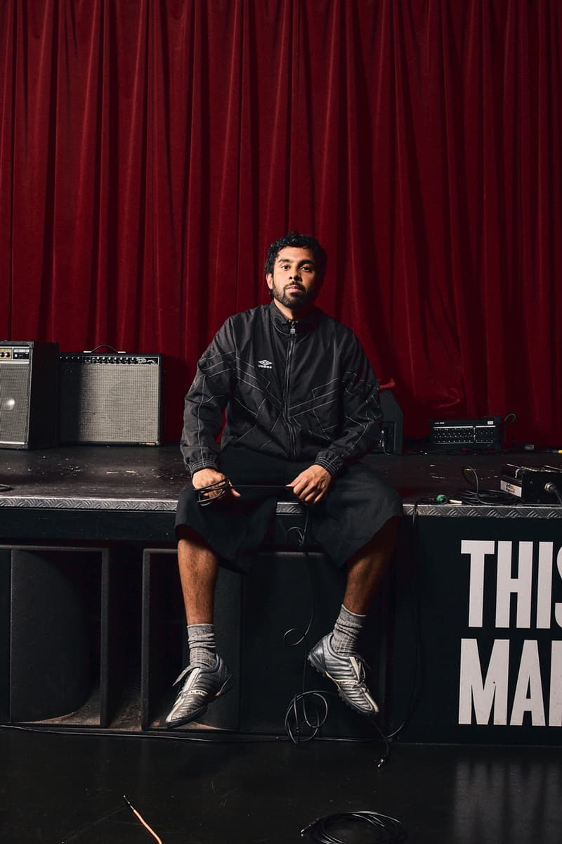 umbro fall winter 2025 northern quarter collection music manchester britpop oasis blur jersey cagoule manchester city united football t-shirt hoodie shell suit 