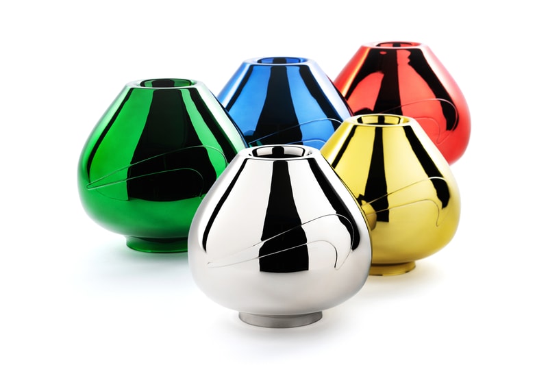 Ai Weiwei Subverts the Swoosh in Colored Vase Edition