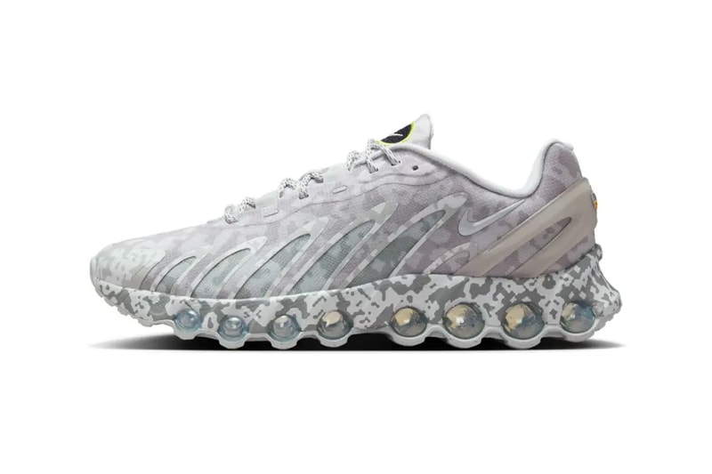 Official Look at the Cav Empt x Nike Air Max DN8 Collaboration Silver Lilac/Flat Silver-Cyber, White/Cyber-Neptune Green IB6184-002/IB6184-100