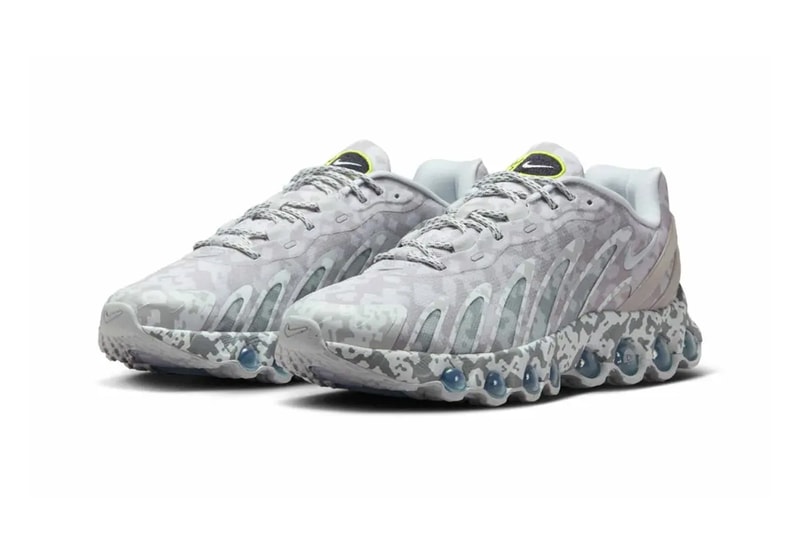 Official Look at the Cav Empt x Nike Air Max DN8 Collaboration Silver Lilac/Flat Silver-Cyber, White/Cyber-Neptune Green IB6184-002/IB6184-100
