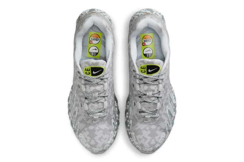 Official Look at the Cav Empt x Nike Air Max DN8 Collaboration Silver Lilac/Flat Silver-Cyber, White/Cyber-Neptune Green IB6184-002/IB6184-100