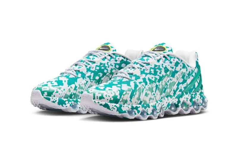 Official Look at the Cav Empt x Nike Air Max DN8 Collaboration Silver Lilac/Flat Silver-Cyber, White/Cyber-Neptune Green IB6184-002/IB6184-100