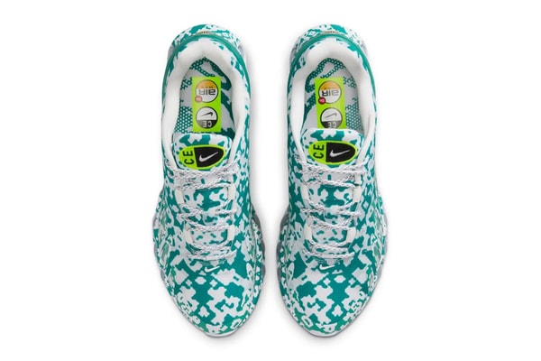 Official Look at the Cav Empt x Nike Air Max DN8 Collaboration Silver Lilac/Flat Silver-Cyber, White/Cyber-Neptune Green IB6184-002/IB6184-100