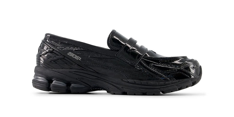 New Balance 1906L Receives Black Patent Croc Leather Release 