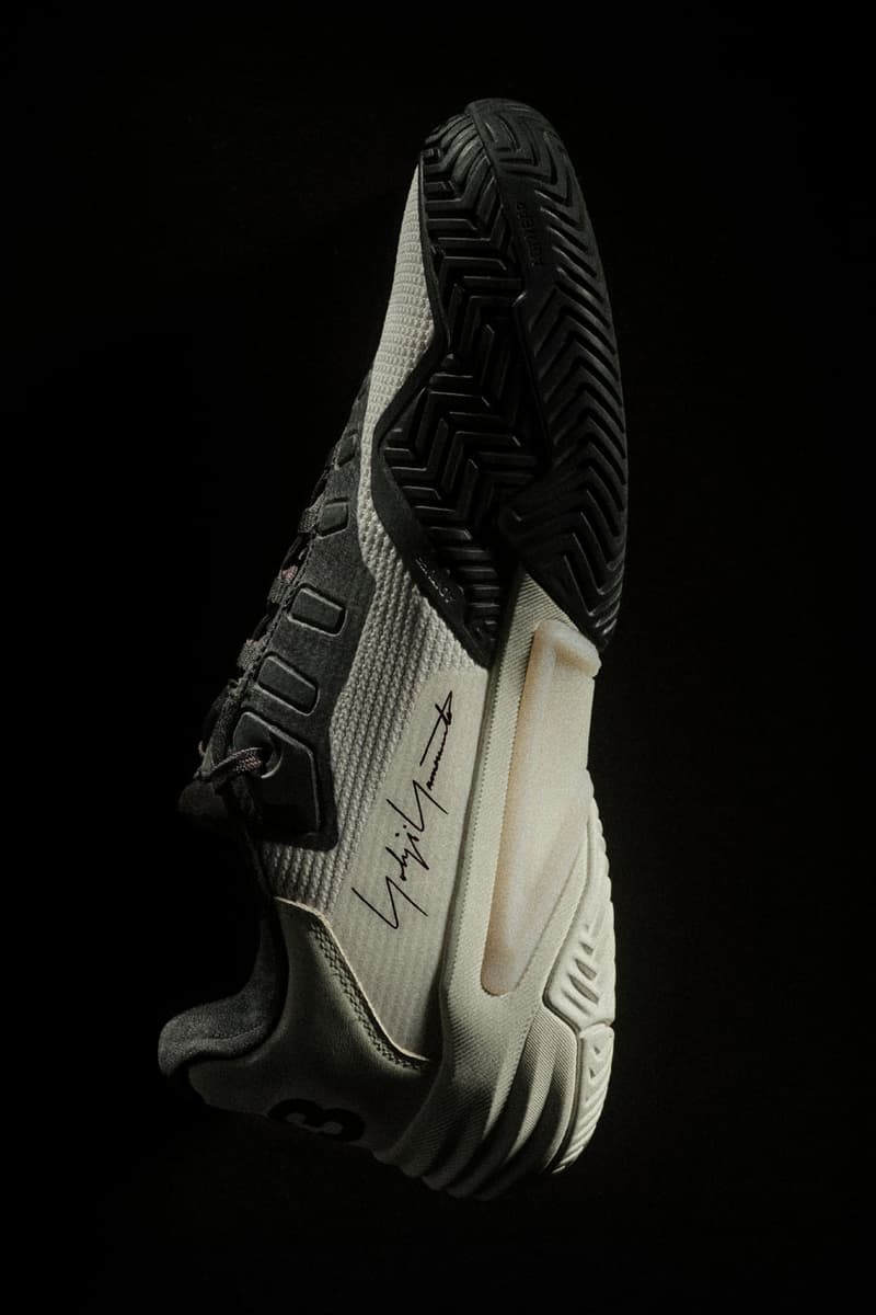 Y-3 Leaves It All on the Tennis Court for Fall/Winter 2025 adidas fw25 collection sneakers climacool technology sport us open new york city release price website hoodie online Defiant Speed 2, the Avacourt 2, the Adizero Ubersonic 5, the Barricade 13, and the Adizero Cybersonic 2.