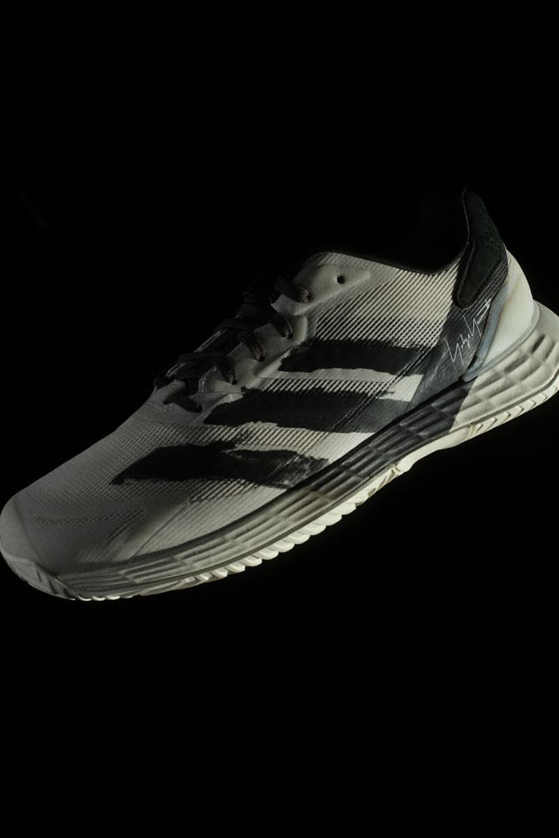 Y-3 Leaves It All on the Tennis Court for Fall/Winter 2025 adidas fw25 collection sneakers climacool technology sport us open new york city release price website hoodie online Defiant Speed 2, the Avacourt 2, the Adizero Ubersonic 5, the Barricade 13, and the Adizero Cybersonic 2.
