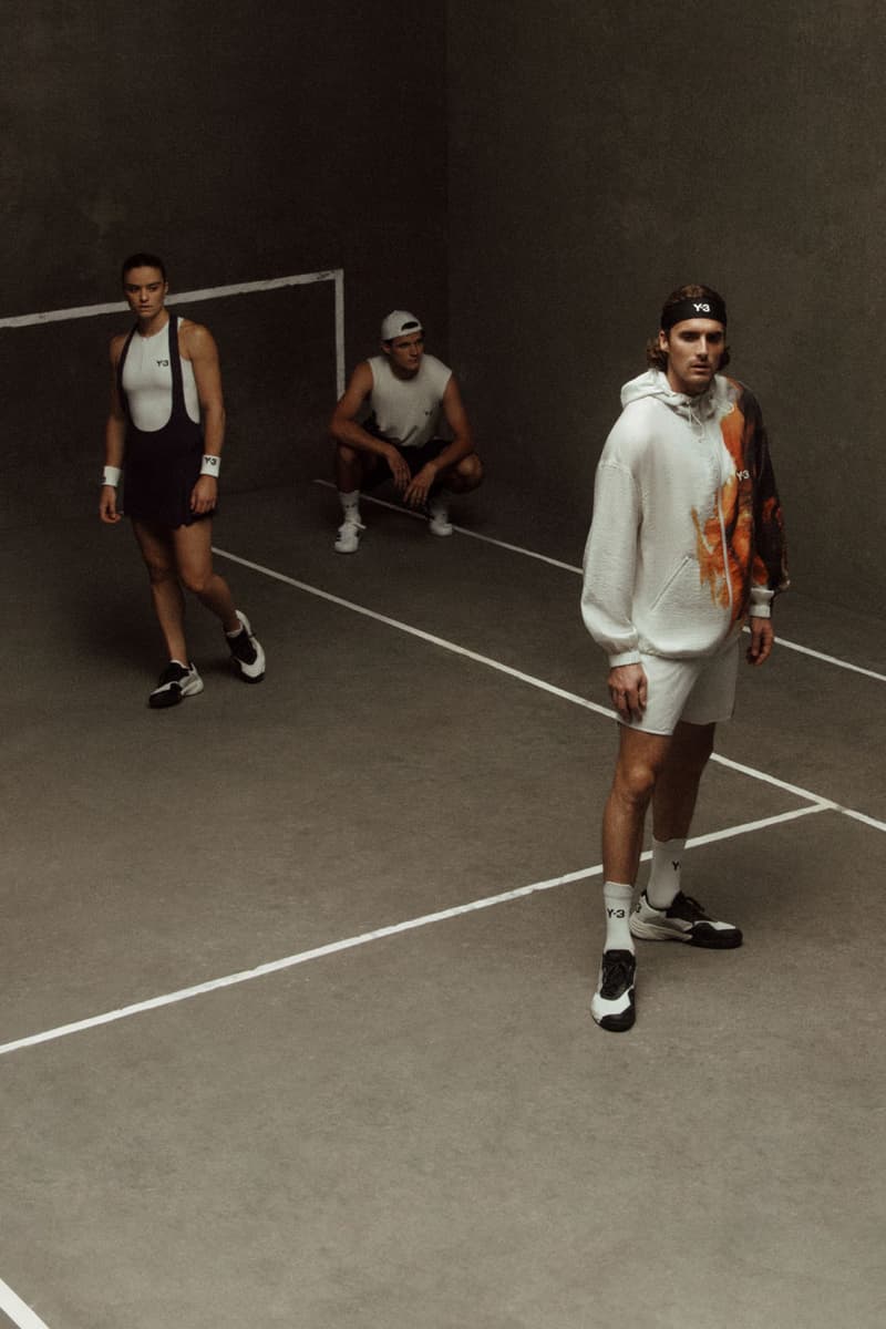 Y-3 Leaves It All on the Tennis Court for Fall/Winter 2025 adidas fw25 collection sneakers climacool technology sport us open new york city release price website hoodie online Defiant Speed 2, the Avacourt 2, the Adizero Ubersonic 5, the Barricade 13, and the Adizero Cybersonic 2.
