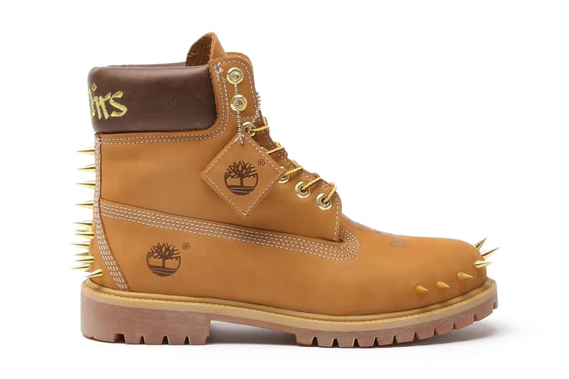 A Closer Look at Bladee and Yung Lean's Custom Timberland 6-Inch Boots psykos studs skulls price release info stream album set Øya Festival