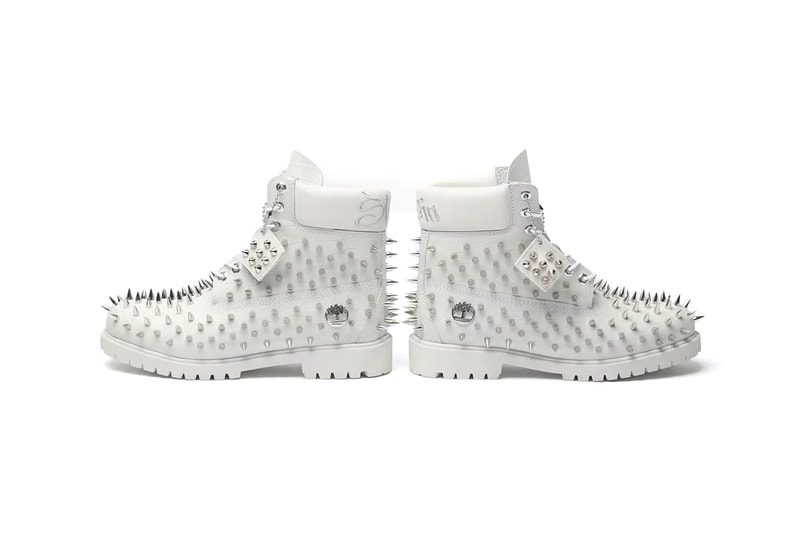 A Closer Look at Bladee and Yung Lean's Custom Timberland 6-Inch Boots psykos studs skulls price release info stream album set Øya Festival