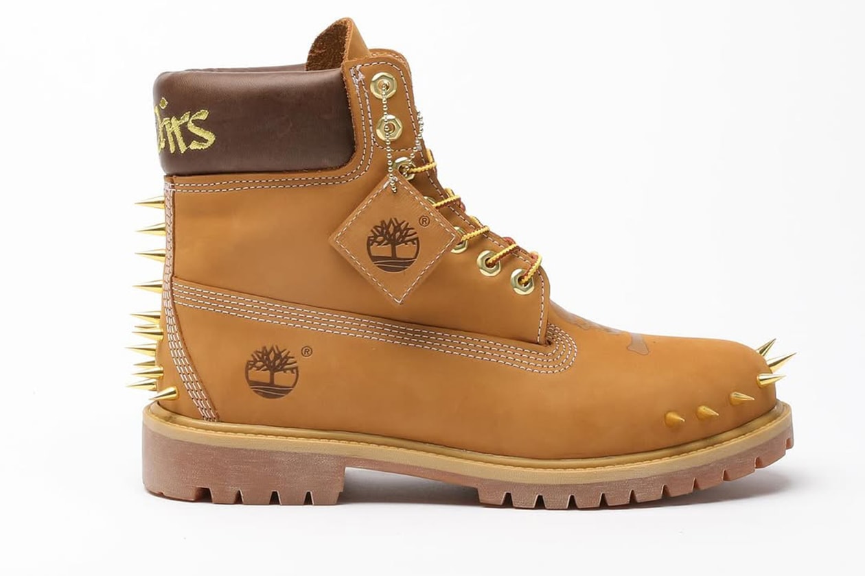 A Closer Look at Bladee and Yung Lean's Custom Timberland 6-Inch Boots psykos studs skulls price release info stream album set Øya Festival