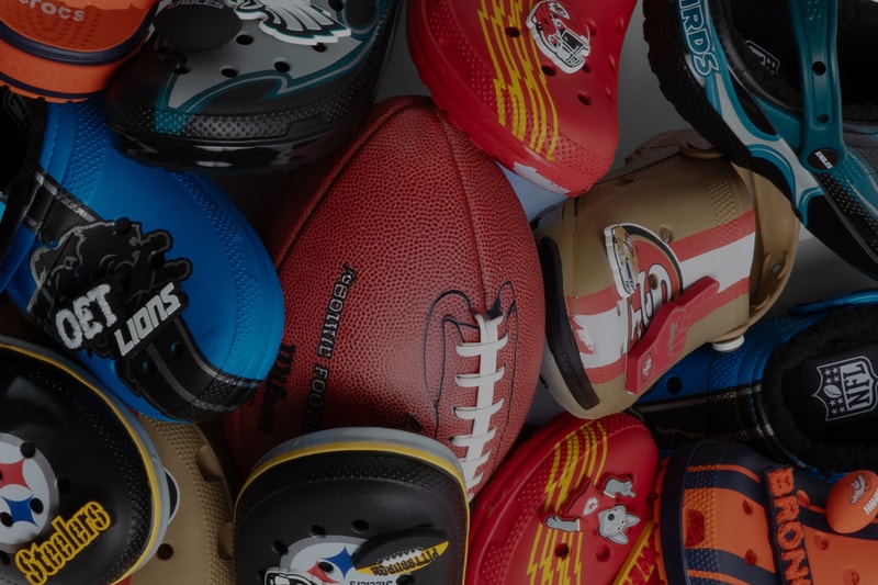 Crocs Announces Multi-Year Partnership With the NFL raiders chiefs eagles philly chargers broncos san francisco 49ers patriots buccanneers jets ravens commanders detroit lions bills