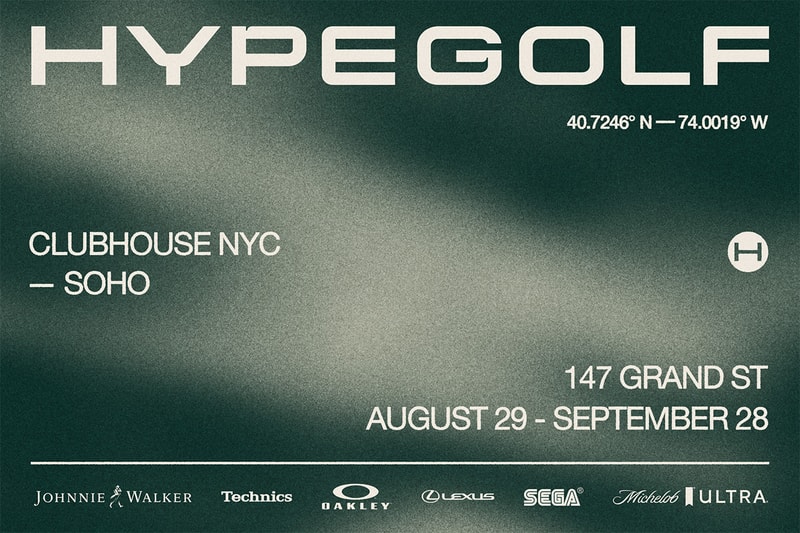 hypegolf clubhouse new york city store pop up retail shopping ryder cup soho