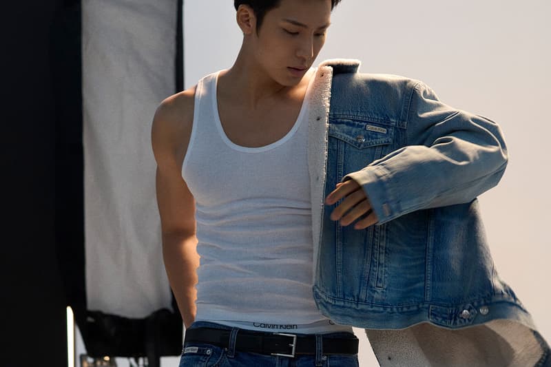 SEVENTEEN's MINGYU Stars in Calvin Klein's New Denim Campaign fall 2025 k-pop star 90s denim