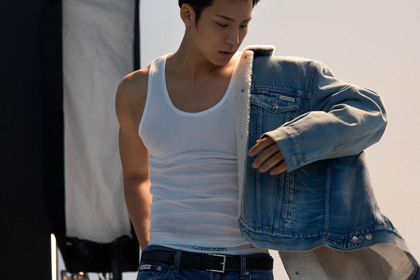 SEVENTEEN's MINGYU Stars in Calvin Klein's New Denim Campaign fall 2025 k-pop star 90s denim