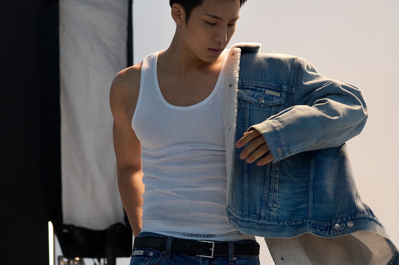 SEVENTEEN's MINGYU Stars in Calvin Klein's New Denim Campaign fall 2025 k-pop star 90s denim