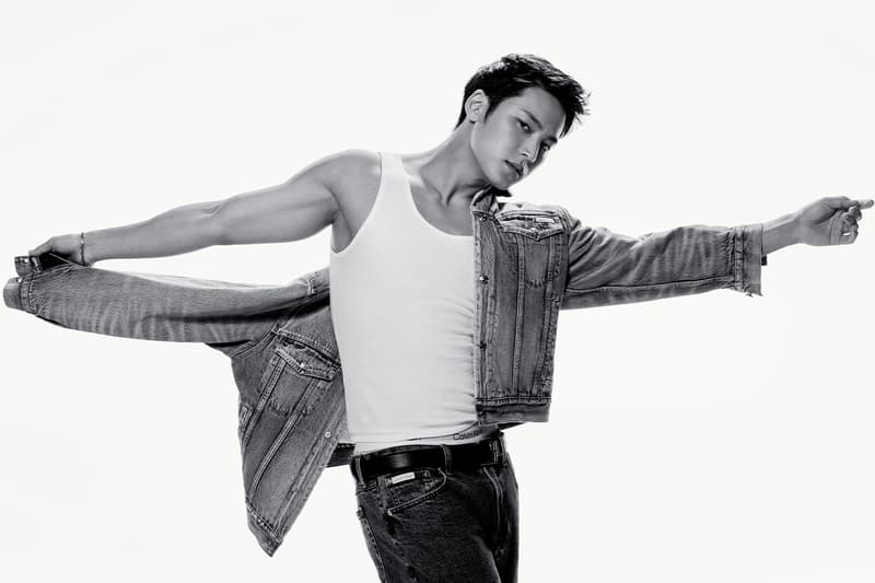 SEVENTEEN's MINGYU Stars in Calvin Klein's New Denim Campaign fall 2025 k-pop star 90s denim