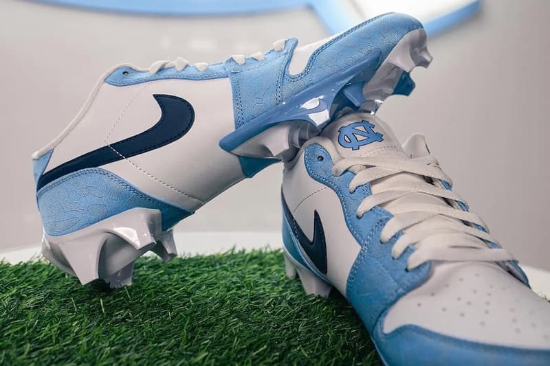 Jordan Brand and UNC Reveal New Player-Exclusive Cleats for 2025 Season UNC themes hit the Air Jordan 1 Vapor Edge and the Air Jordan 4 Alpha Menace football tar heels 