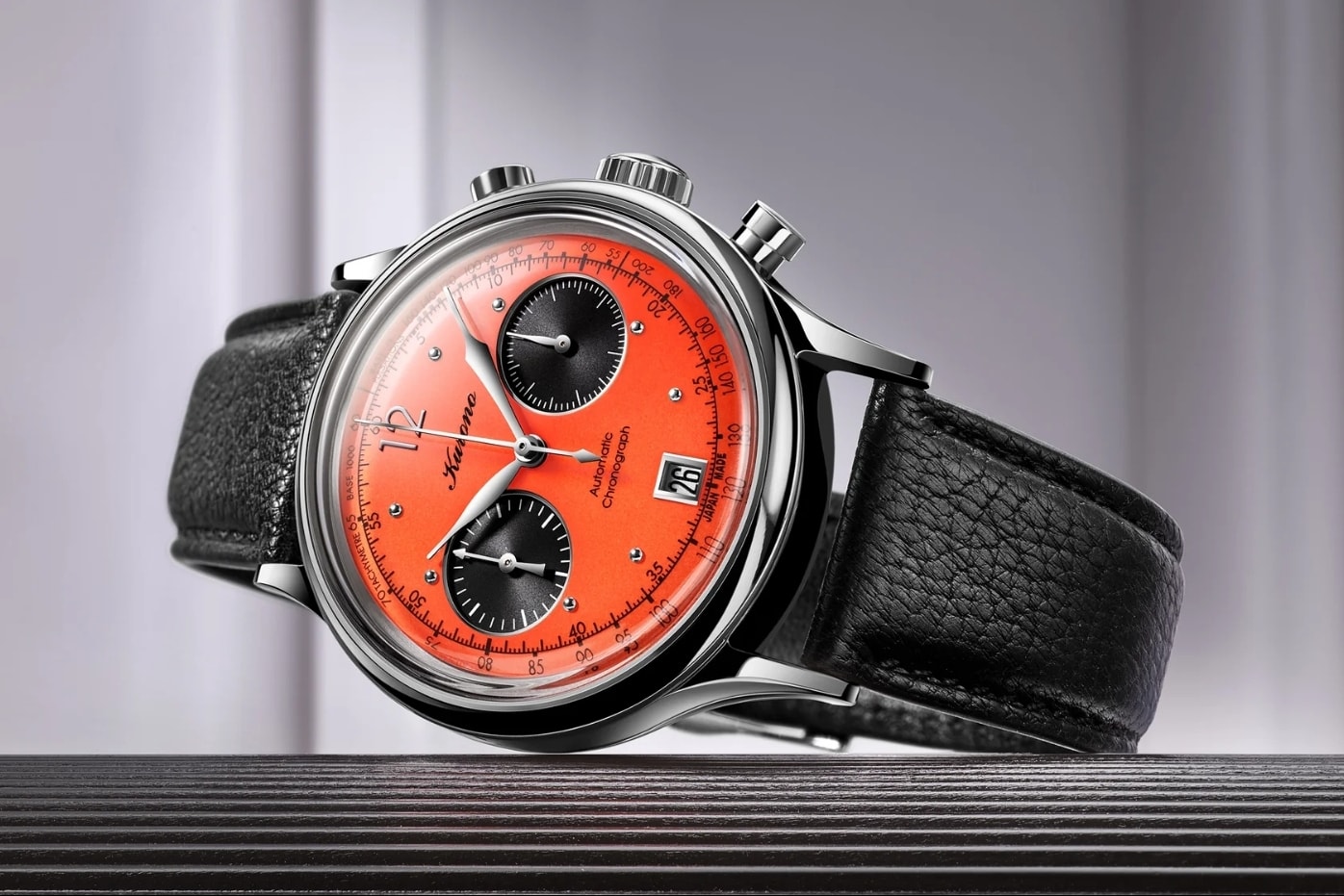 Kurono Tokyo Vermilion Chronograph "Shu" Release Info 