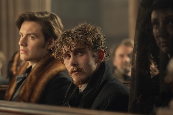 Netflix Reveals First Look Images at 'House of Guinness' steven knight peaky blinders creator anthony boyle louis partridge emily fairn fionn oshea