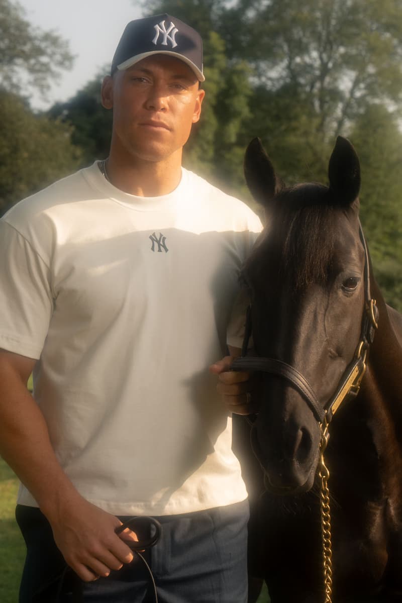 Aaron Judge Leads Siegelman Stable x New York Yankees Lookbook hat release info collab collection hat headwear 