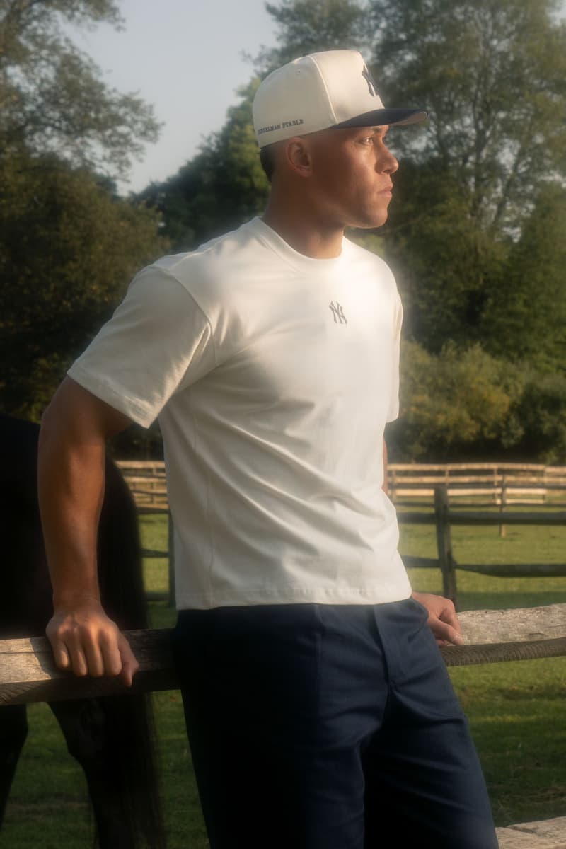 Aaron Judge Leads Siegelman Stable x New York Yankees Lookbook hat release info collab collection hat headwear 