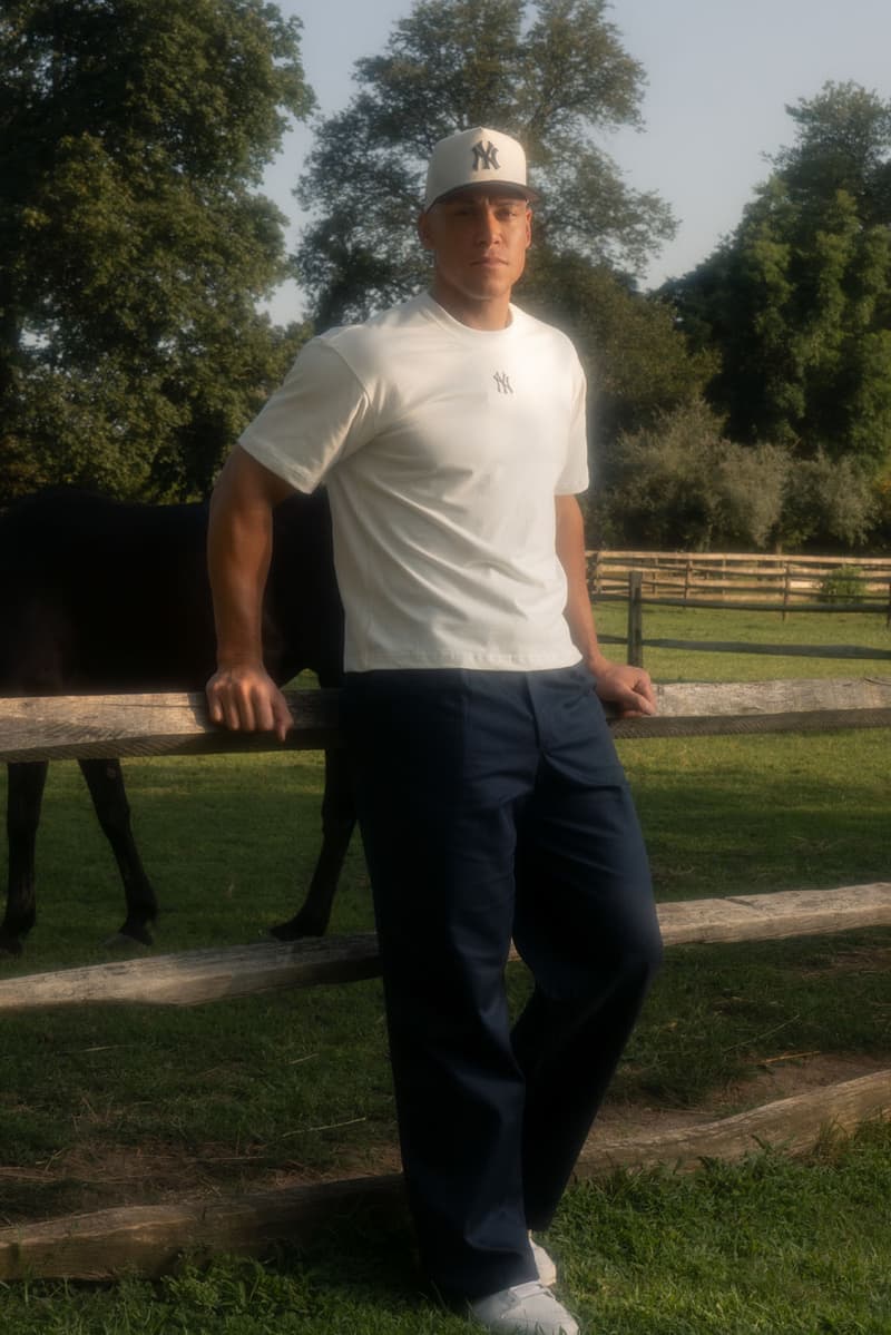 Aaron Judge Leads Siegelman Stable x New York Yankees Lookbook hat release info collab collection hat headwear 