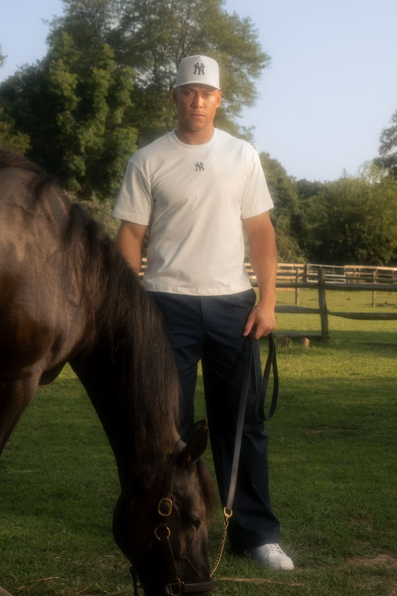 Aaron Judge Leads Siegelman Stable x New York Yankees Lookbook hat release info collab collection hat headwear 