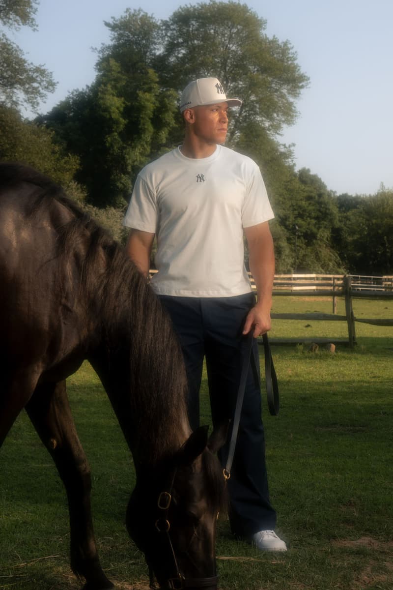 Aaron Judge Leads Siegelman Stable x New York Yankees Lookbook hat release info collab collection hat headwear 