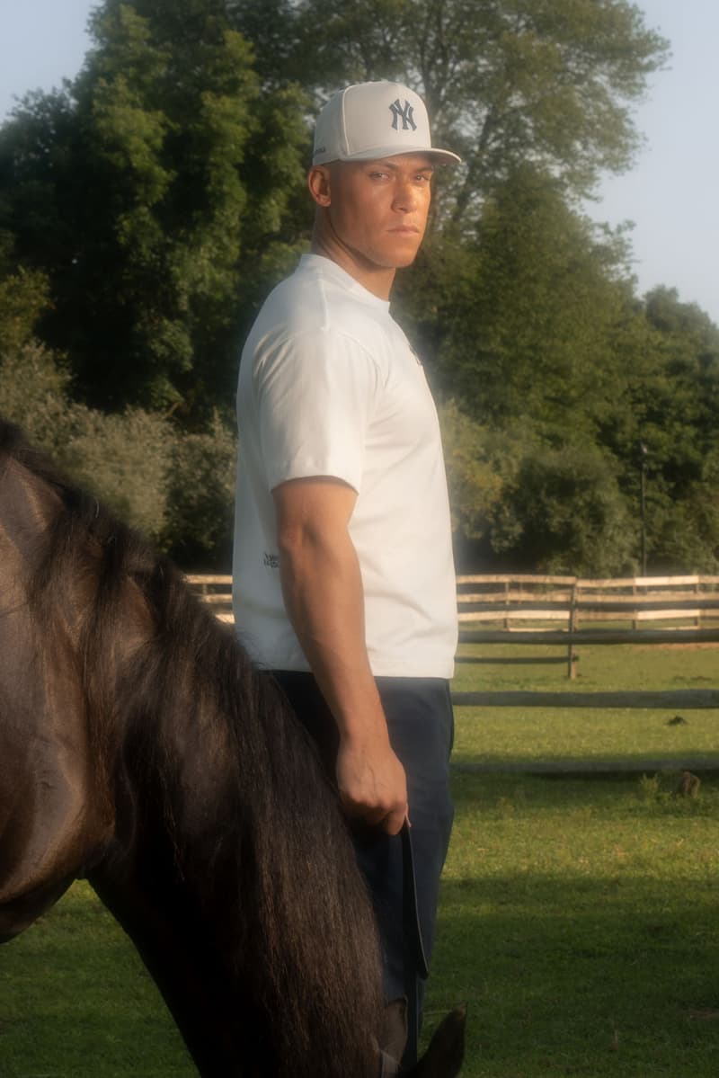 Aaron Judge Leads Siegelman Stable x New York Yankees Lookbook hat release info collab collection hat headwear 