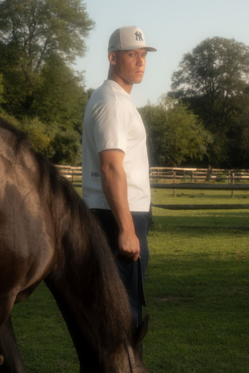Aaron Judge Leads Siegelman Stable x New York Yankees Lookbook hat release info collab collection hat headwear 