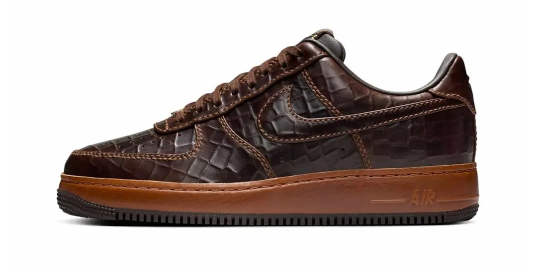 Nike Air Force 1 Low Gets Luxe With "Croc/Fauna Brown"